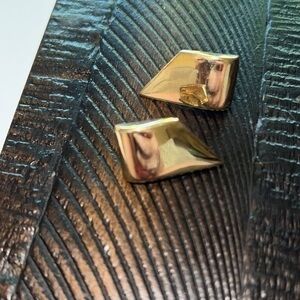 Funky Metal Clip on Earrings